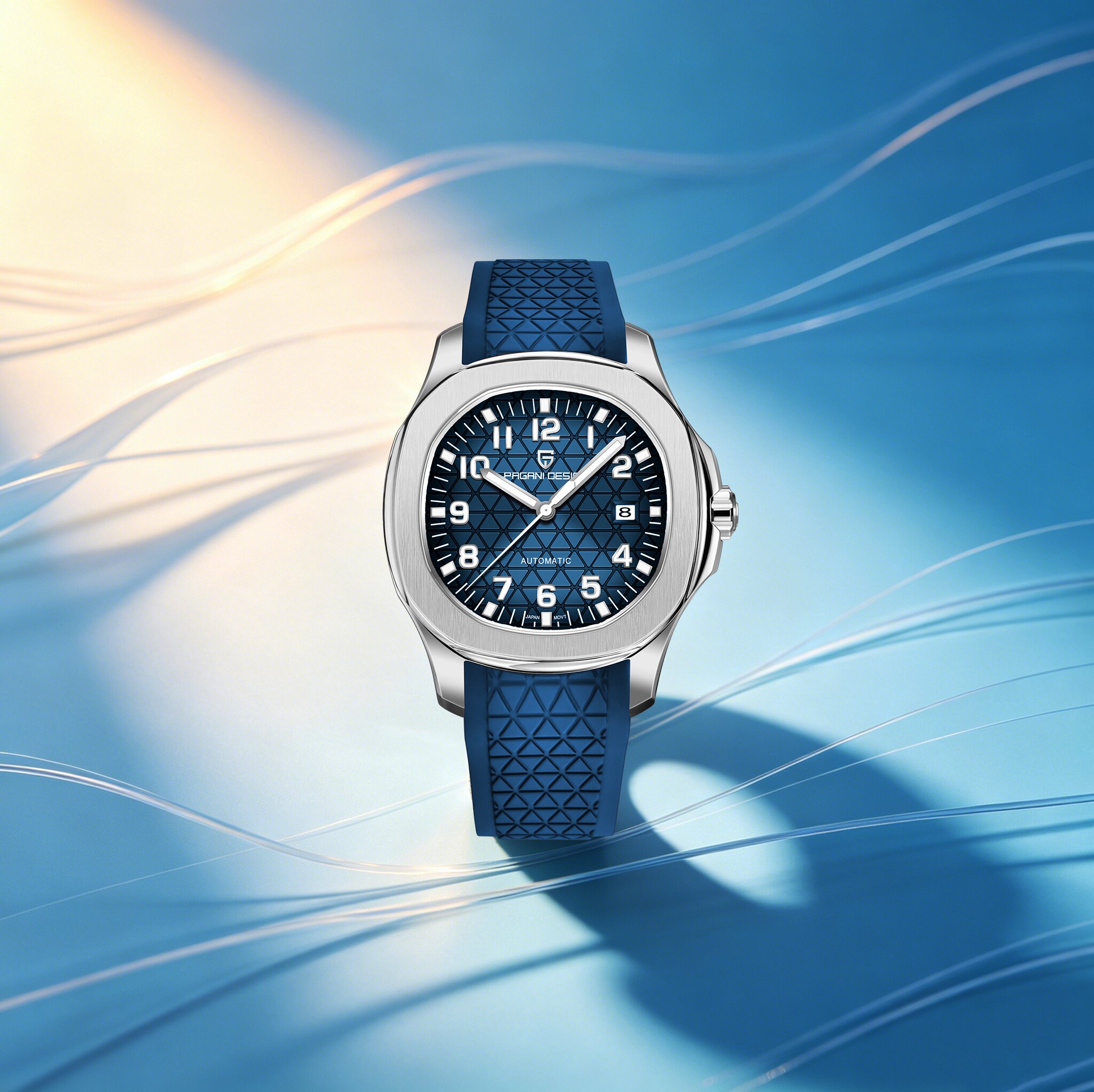 Rubber Strap Diver - Orologio Meccanico PAGANI DESIGN per Uomo,