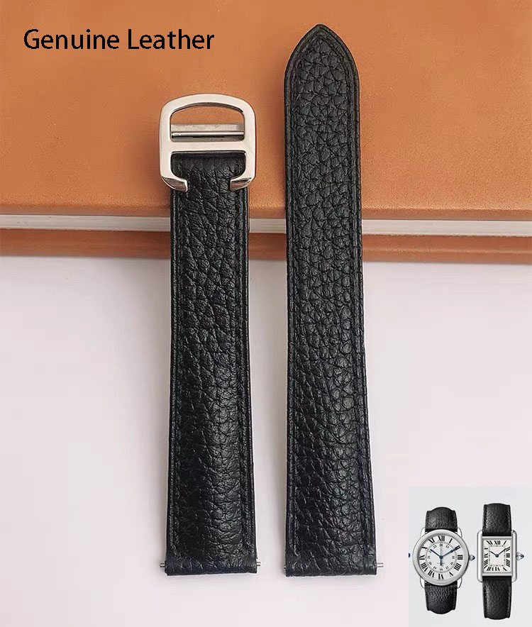 Cartier Watch Tank - Cinturino per orologio in vera pelle