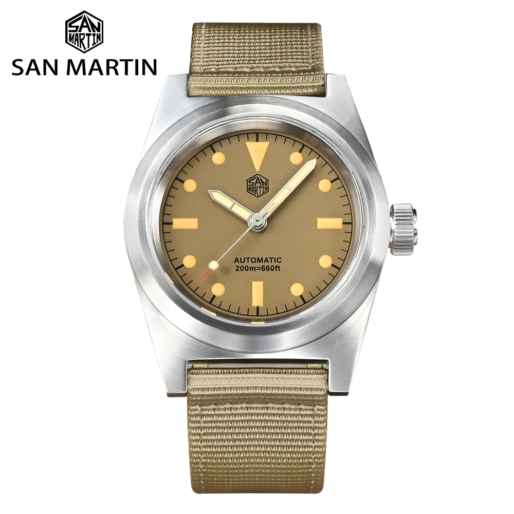 Tropic Strap Vintage - San Martin 38mm Orologio da pilota