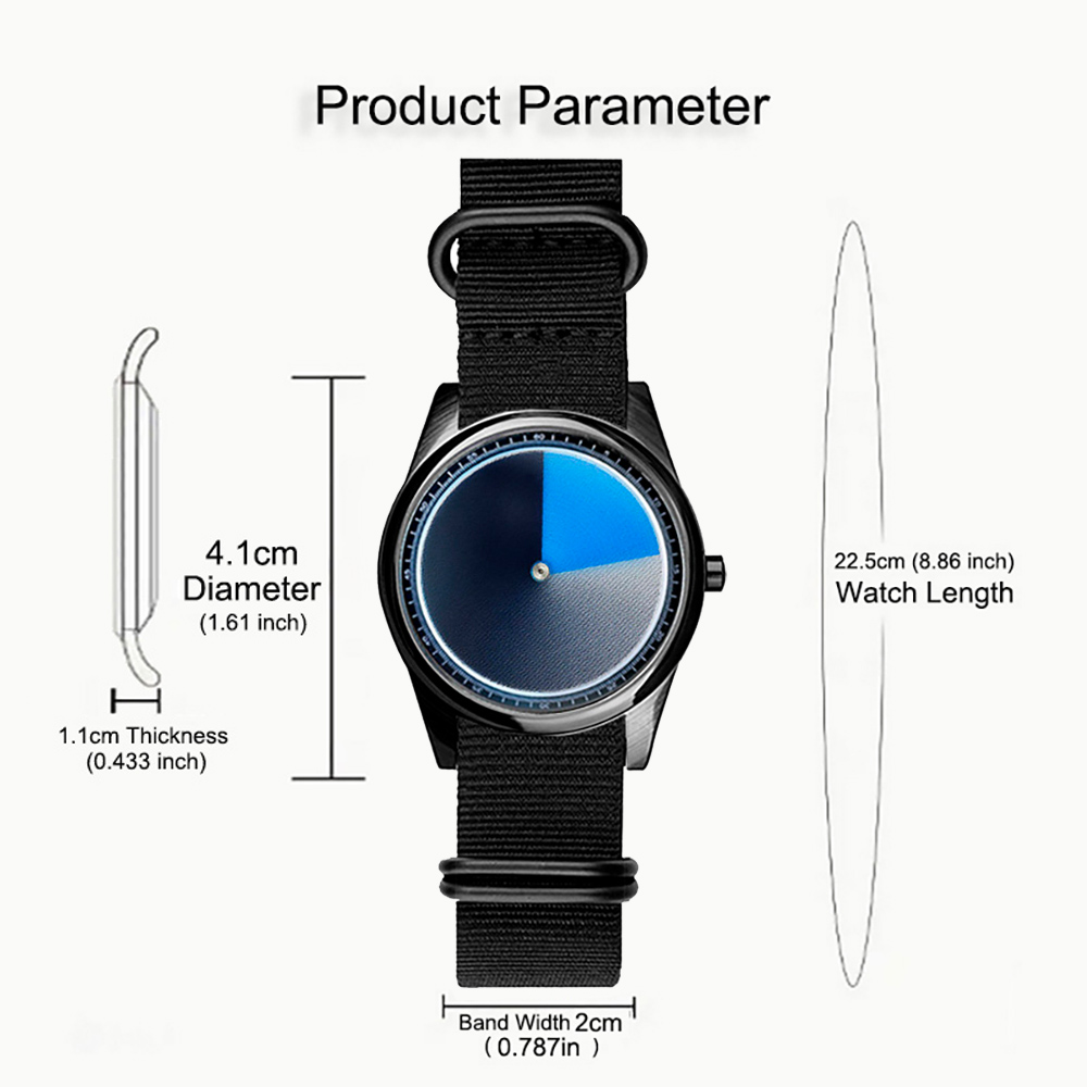 Orologi alla moda colorati e b - Canvas Strap Watch recensione e prezzo