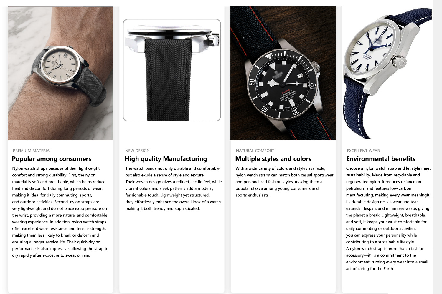 Cinturini per Orologi in Nylon - Suede Strap Watch recensione e prezzo