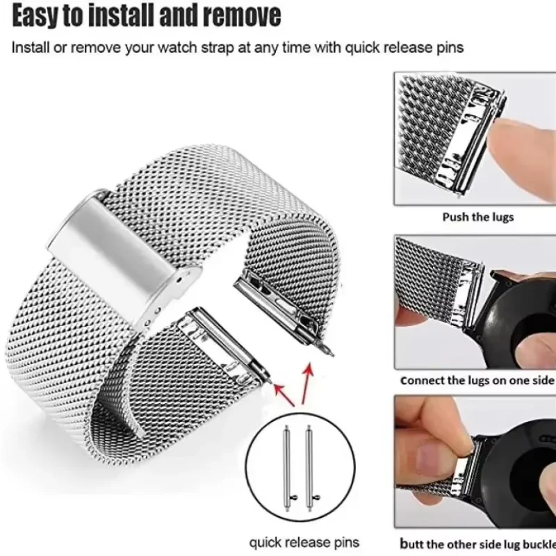 22mm 20mm Anello milanese per  - Milanese Loop Magnetic recensione e prezzo
