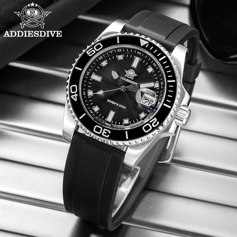 ADDIESDIVE 2115 Orologi subacq - Rubber Strap Diver recensione e prezzo
