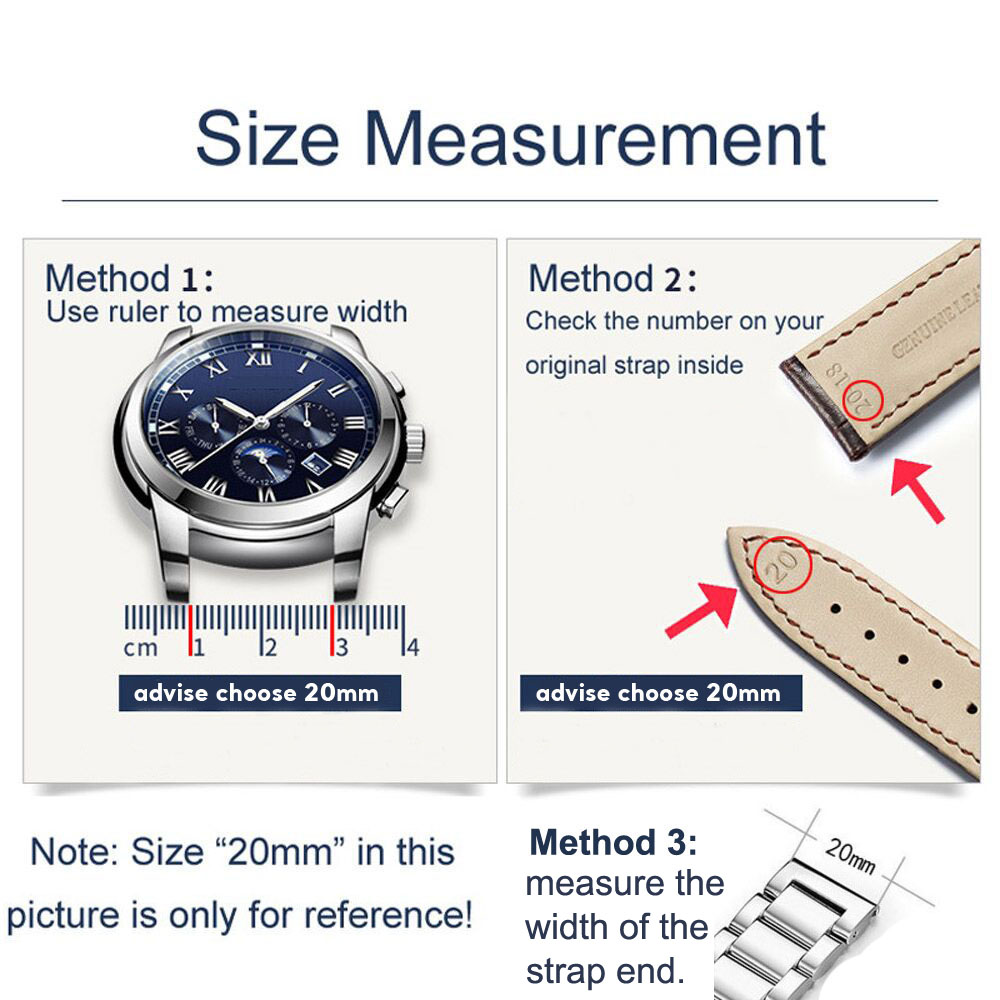 Cinturino per orologio in pell - Leather Watch Band Men recensione e prezzo